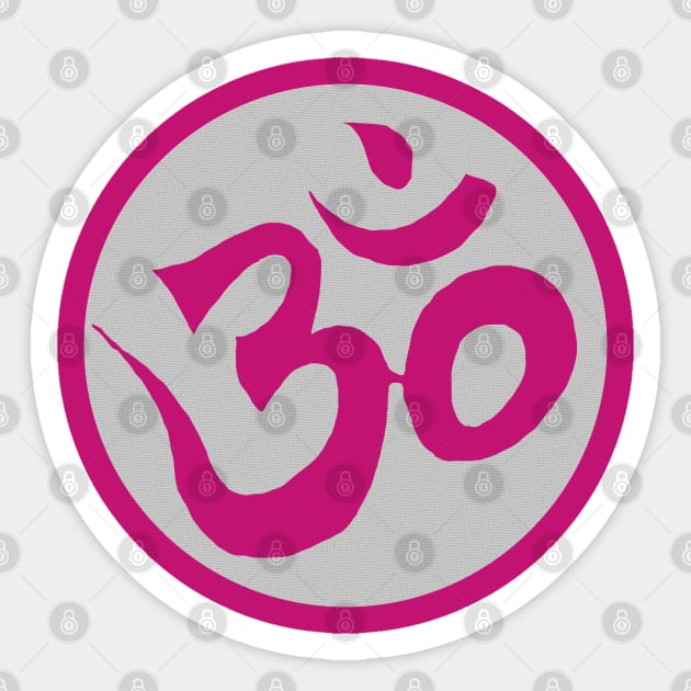 Sacred Spiritual Awakening Om Symbol Sticker by PlanetMonkey